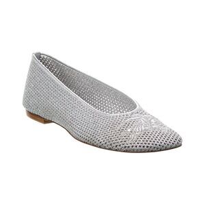 Burberry Mesh Ballet Flat, Silver